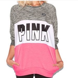 Victoria’s Secret PINK colorblock sweatshirt